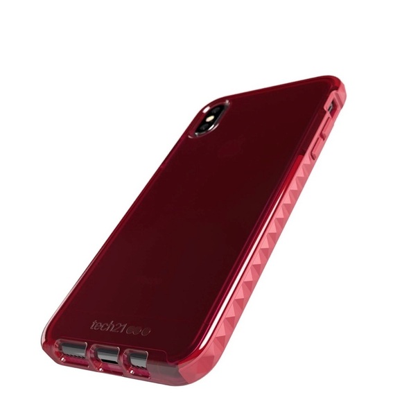 Tech21 EvoRox FlexShock Cherry Red and Deep Purple iPhone XS Max Cases - Picture 9 of 11